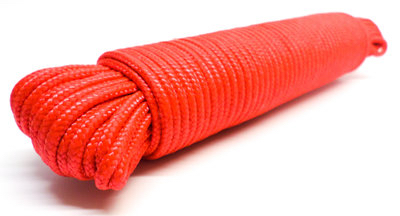 Rood touw 2 mm polypropyleen